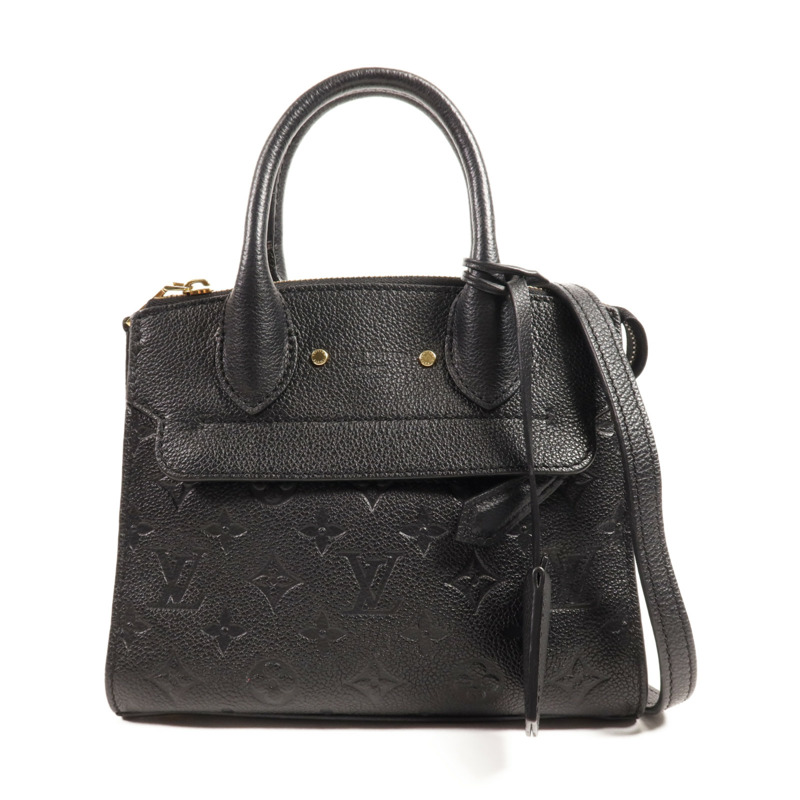 LOUIS VUITTON Monogram Empreinte Pont Neuf Mini金扣手挽肩背兩用袋-0