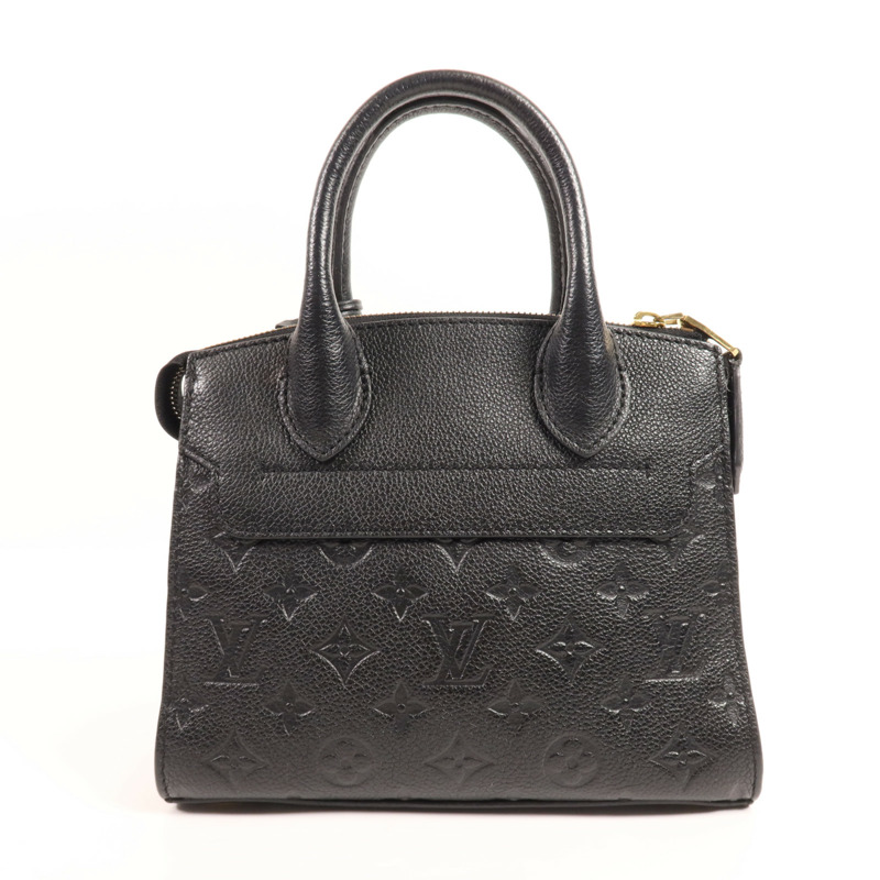 LOUIS VUITTON Monogram Empreinte Pont Neuf Mini金扣手挽肩背兩用袋-1