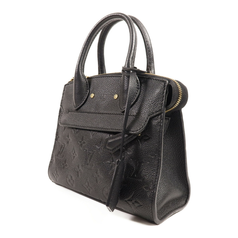 LOUIS VUITTON Monogram Empreinte Pont Neuf Mini金扣手挽肩背兩用袋-2