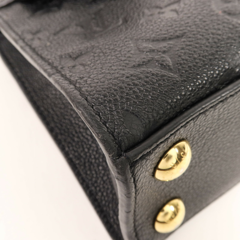 LOUIS VUITTON Monogram Empreinte Pont Neuf Mini金扣手挽肩背兩用袋-6
