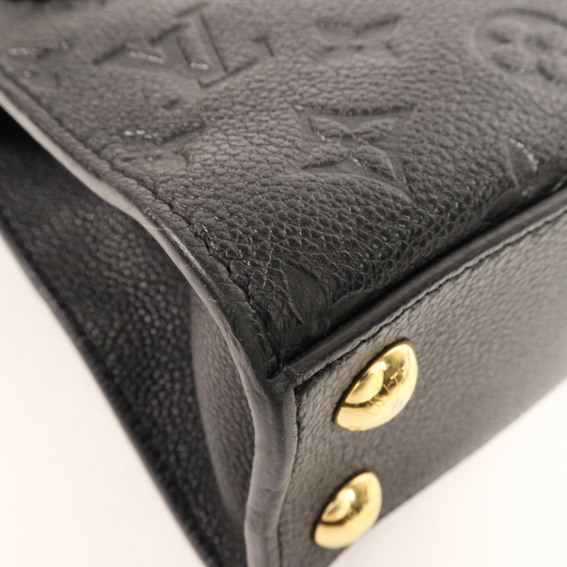 LOUIS VUITTON Monogram Empreinte Pont Neuf Mini金扣手挽肩背兩用袋-8