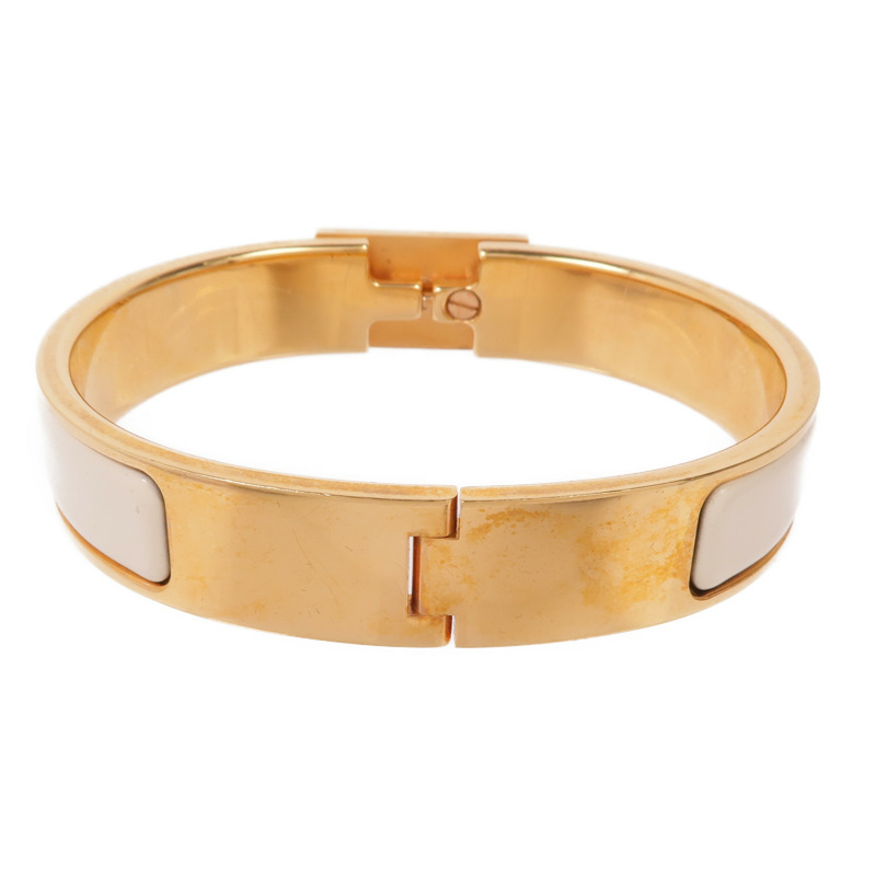 HERMES 琺瑯/金屬Clic Anneau Bracelet手鐲-2