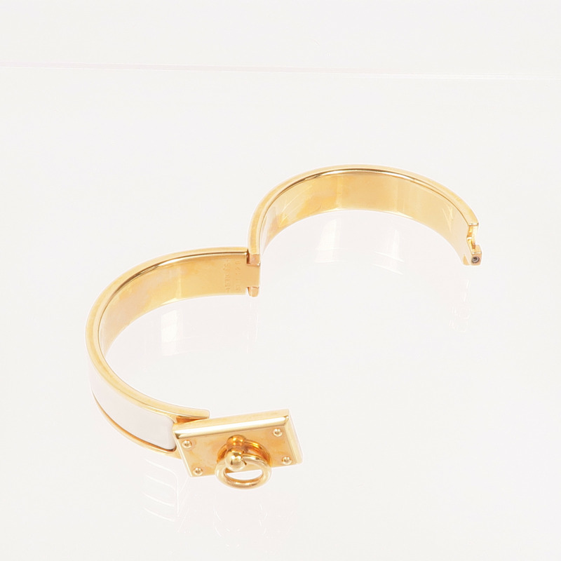 HERMES 琺瑯/金屬Clic Anneau Bracelet手鐲-7
