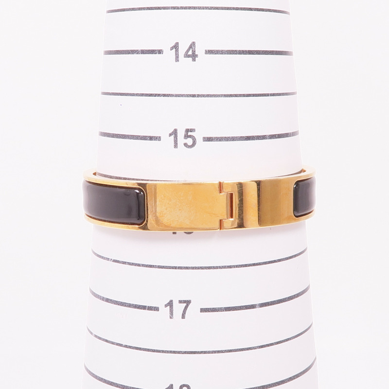 HERMES 琺瑯/金屬Clic Anneau Bracelet手鐲-7