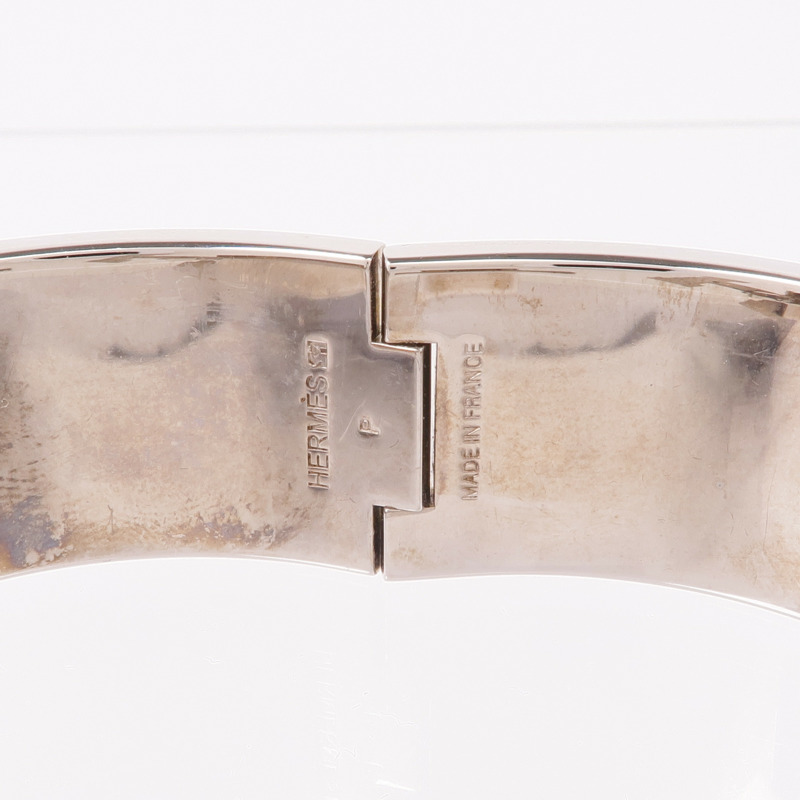 HERMES 琺瑯/金屬Clic-Clac H手鐲-7