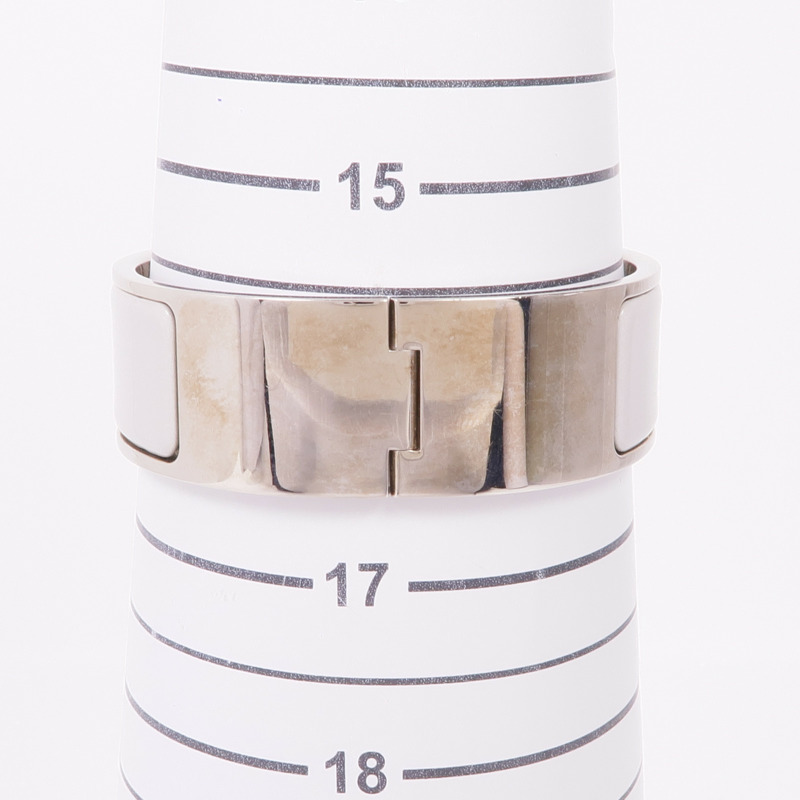 HERMES 琺瑯/金屬Clic-Clac H手鐲-10