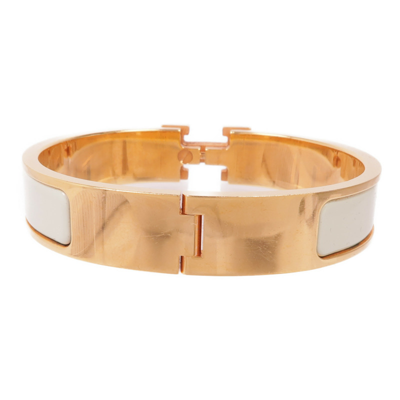 HERMES 琺瑯/金屬Clic H手鐲-2