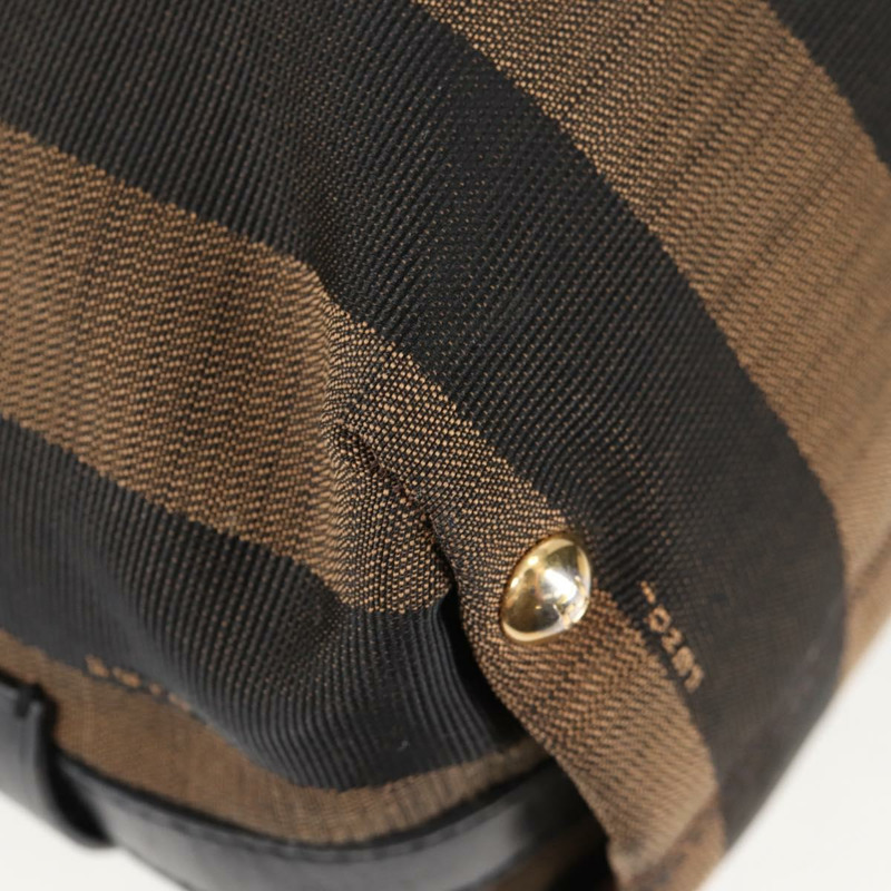 【日本直送】FENDI 胡桃色帆布雙肩包 棕色 黑色 正品 BA4760-8