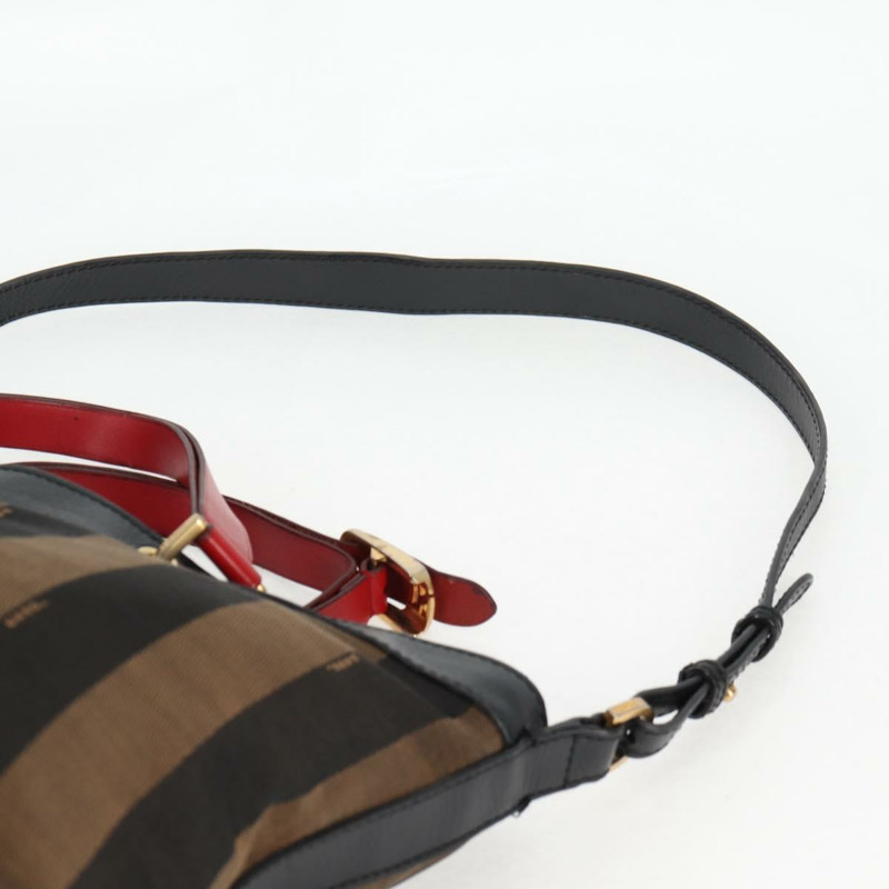 【日本直送】FENDI 胡桃色帆布雙肩包 棕色 黑色 正品 BA4760-14