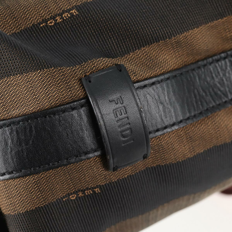 【日本直送】FENDI 胡桃色帆布雙肩包 棕色 黑色 正品 BA4760-18