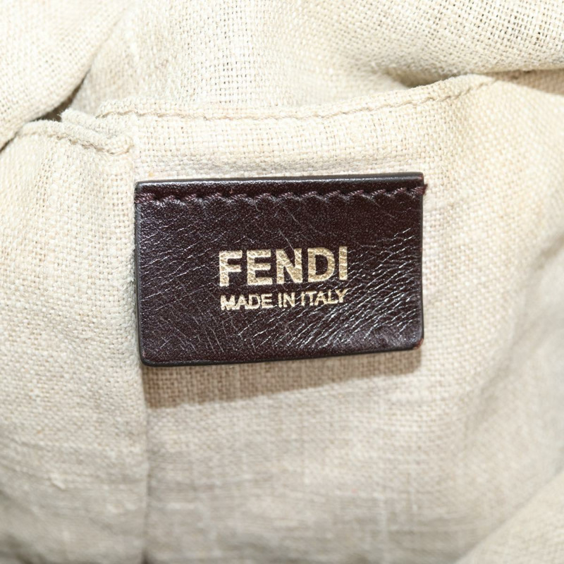 【日本直送】FENDI 胡桃色帆布雙肩包 棕色 黑色 正品 BA4760-20