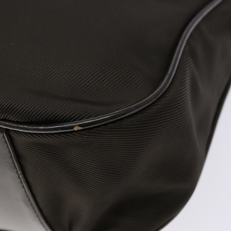 【日本直送】GUCCI 竹節單肩包 尼龍材質 兩用 棕色/銀色 001 1553 1577 正品 138216-8