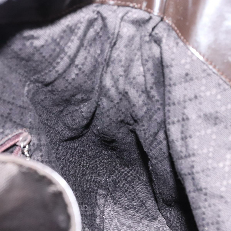 【日本直送】GUCCI 竹節單肩包 尼龍材質 兩用 棕色/銀色 001 1553 1577 正品 138216-17