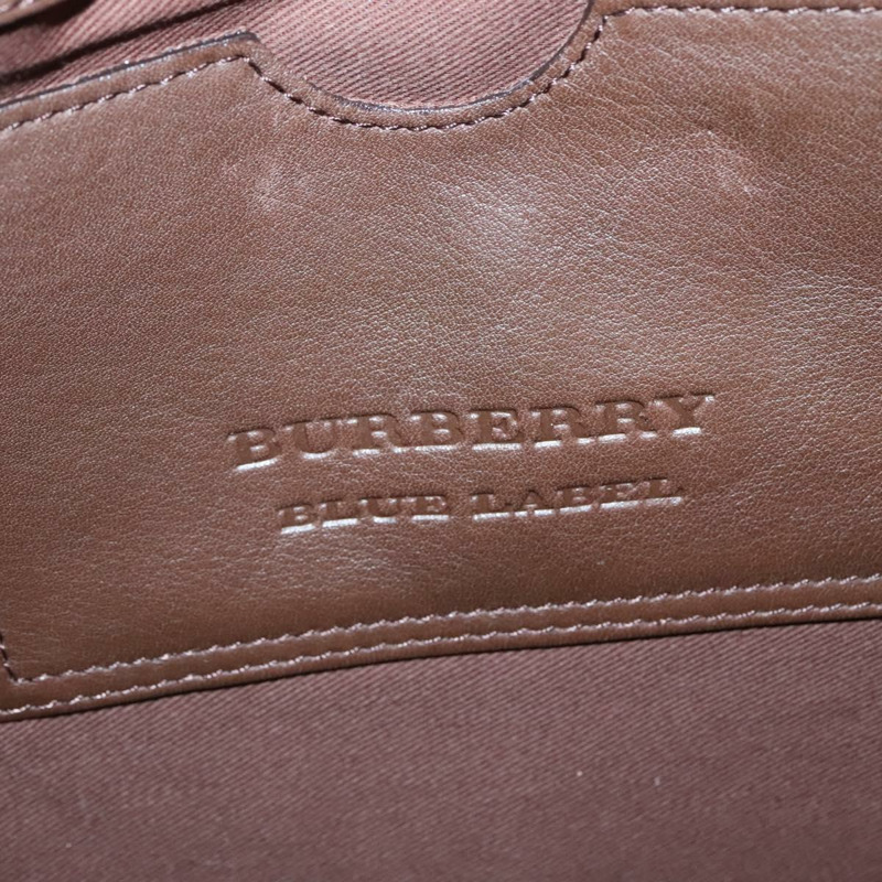 【日本直送】BURBERRY 藍標單肩包 燈芯絨 米色 銀色 正品 138201-9