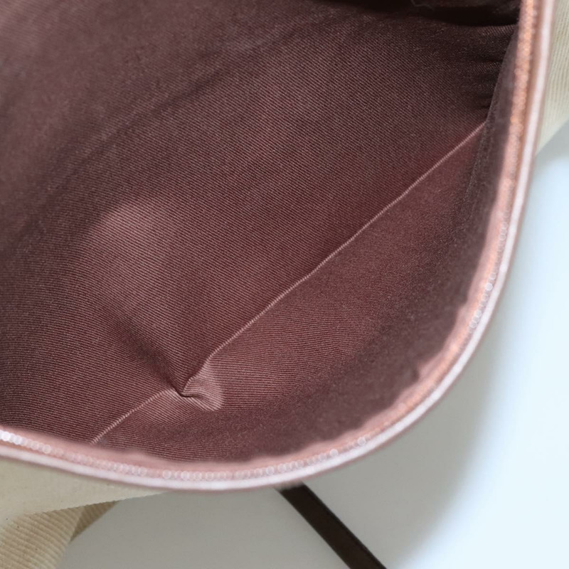 【日本直送】BURBERRY 藍標單肩包 燈芯絨 米色 銀色 正品 138201-10