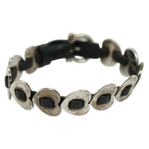 Salvatore Ferragamo Gancini 手鐲 AG925 銀 Auth 138156