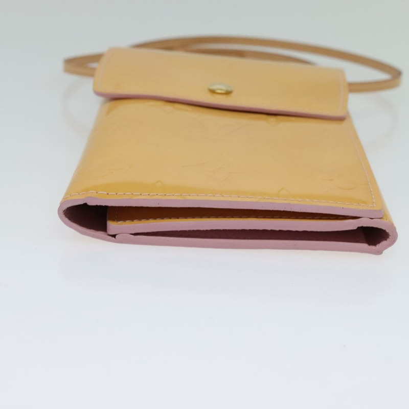 【日本直送】路易威登 Monogram Vernis Walker 皮夾 棉花糖粉紅色 M91035 正品 130750-4