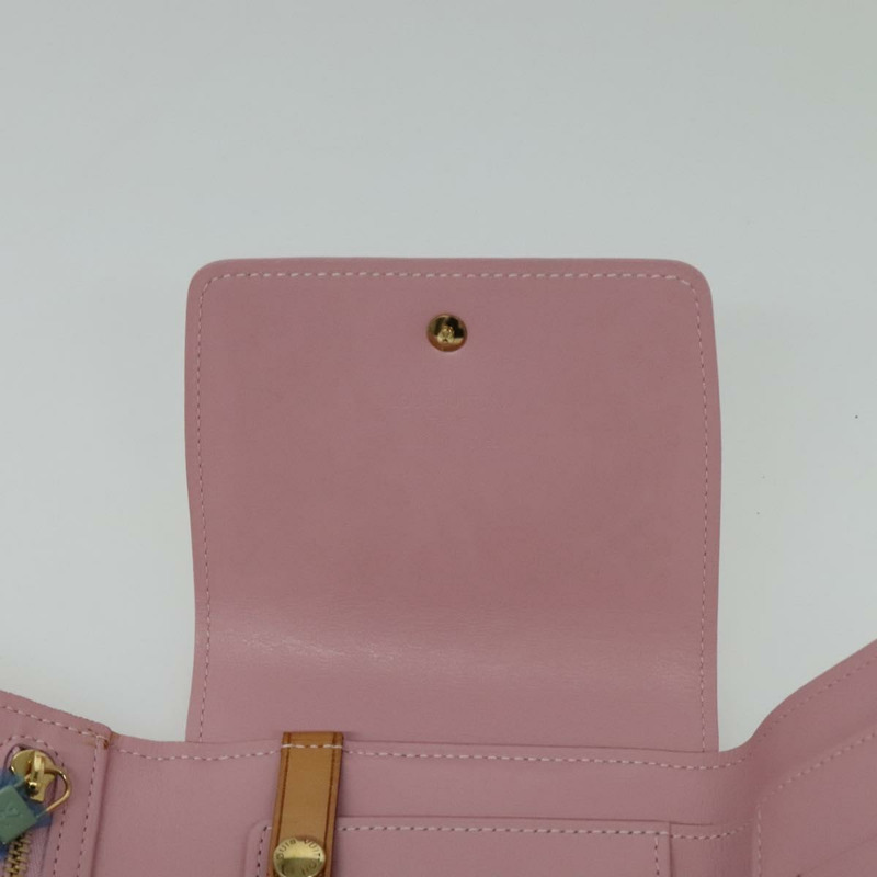 【日本直送】路易威登 Monogram Vernis Walker 皮夾 棉花糖粉紅色 M91035 正品 130750-18