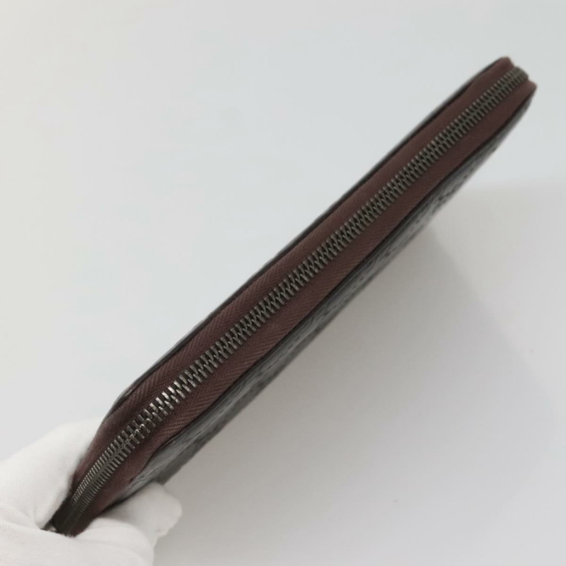 【日本直送】GUCCI GG帆布Guccissima錢包 皮革 棕色 銀色 43219 0416 正品 135014-4