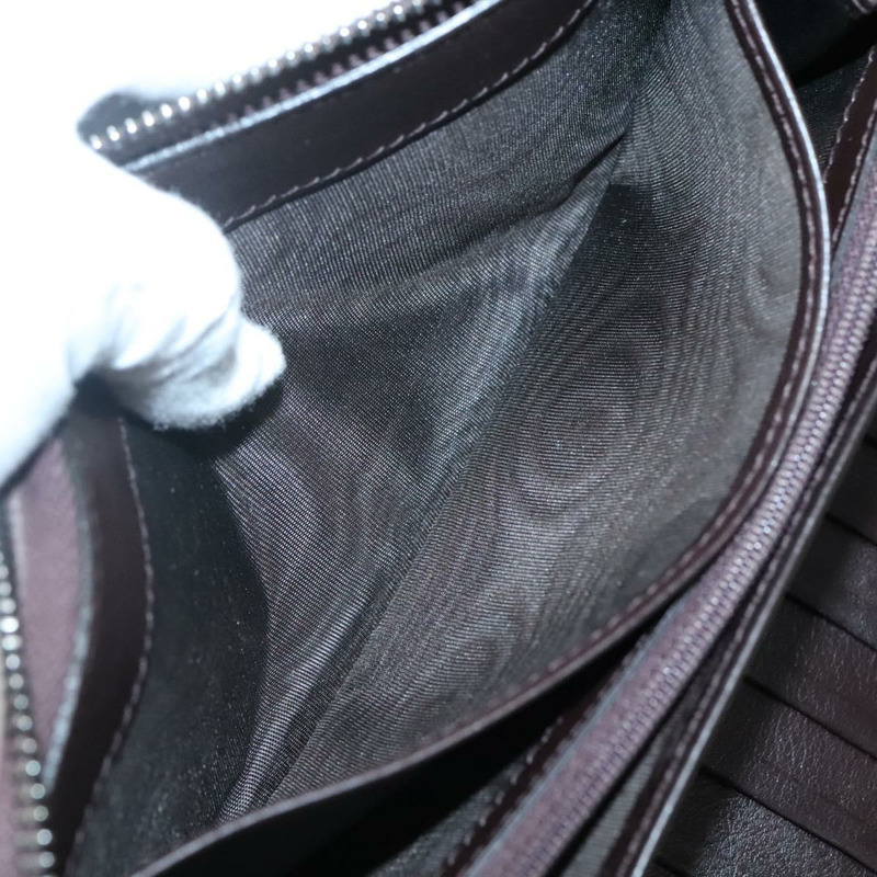 【日本直送】GUCCI GG帆布Guccissima錢包 皮革 棕色 銀色 43219 0416 正品 135014-9