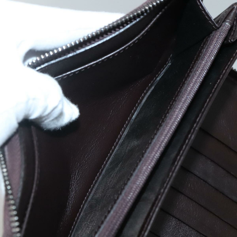 【日本直送】GUCCI GG帆布Guccissima錢包 皮革 棕色 銀色 43219 0416 正品 135014-18