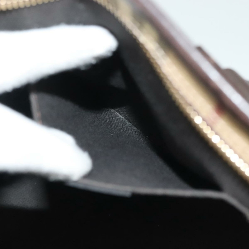 【日本直送】BURBERRY Nova 格紋手提包 PVC 皮革 米色 金色 正品 ep10235-20