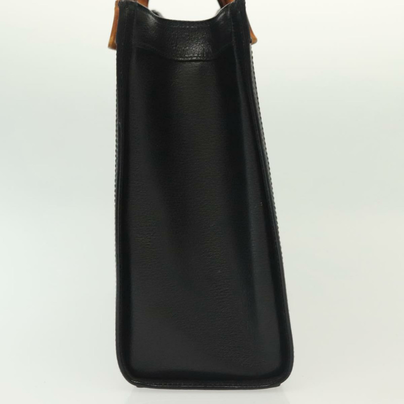 【日本直送】GUCCI 竹節手提包 皮革 黑色 金色 002 2122 0260 正品 ep10191-4