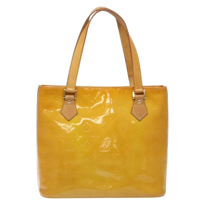 【日本直送】路易威登 Monogram Vernis Houston 手提包 米色 M91004 LV 正品 ep10359-1