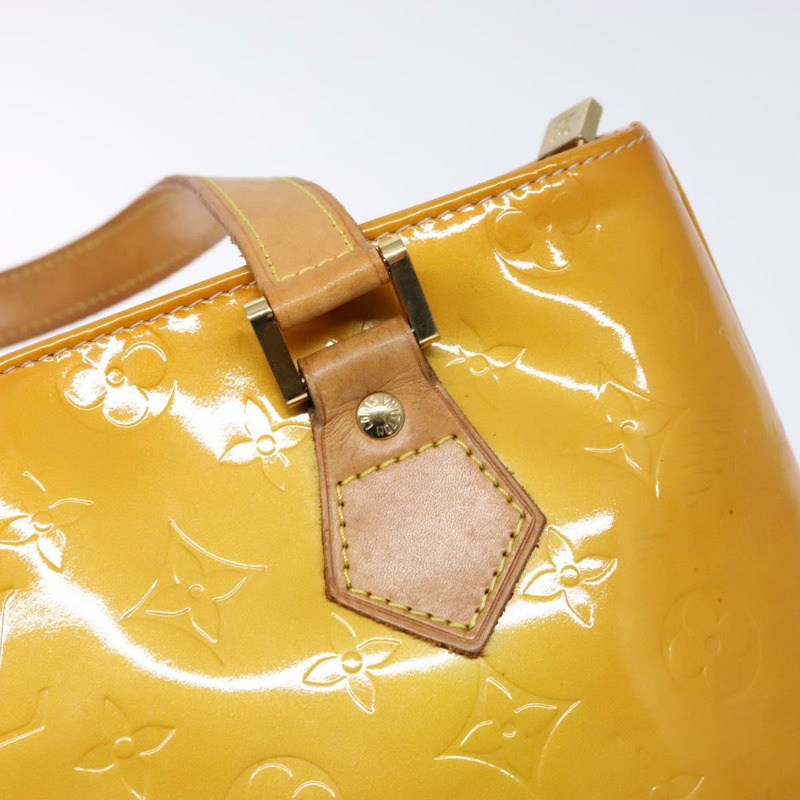 【日本直送】路易威登 Monogram Vernis Houston 手提包 米色 M91004 LV 正品 ep10359-16