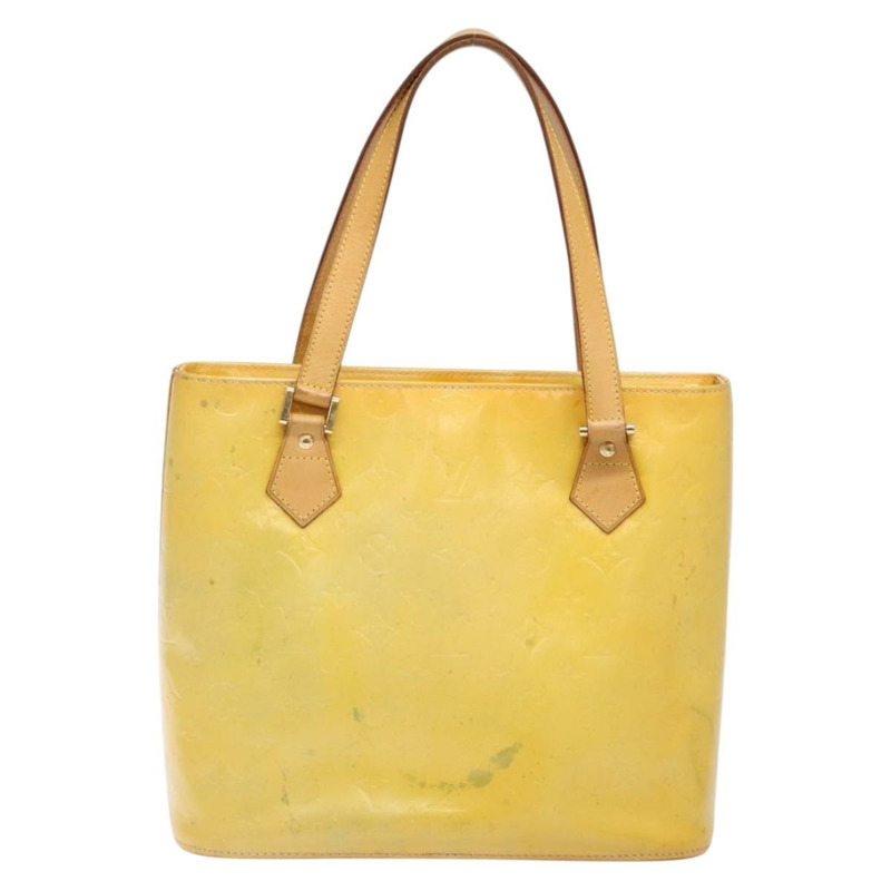 【日本直送】路易威登 Monogram Vernis Houston 手提包 灰色 M91053 LV 正品 139004-1