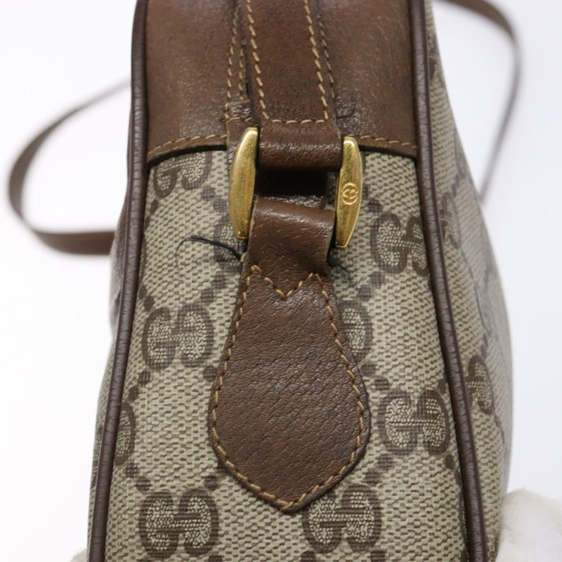 【日本直送】GUCCI GG Supreme Web Sherry Line 單肩包 米色 金色 98 02 087 正品 138842-8
