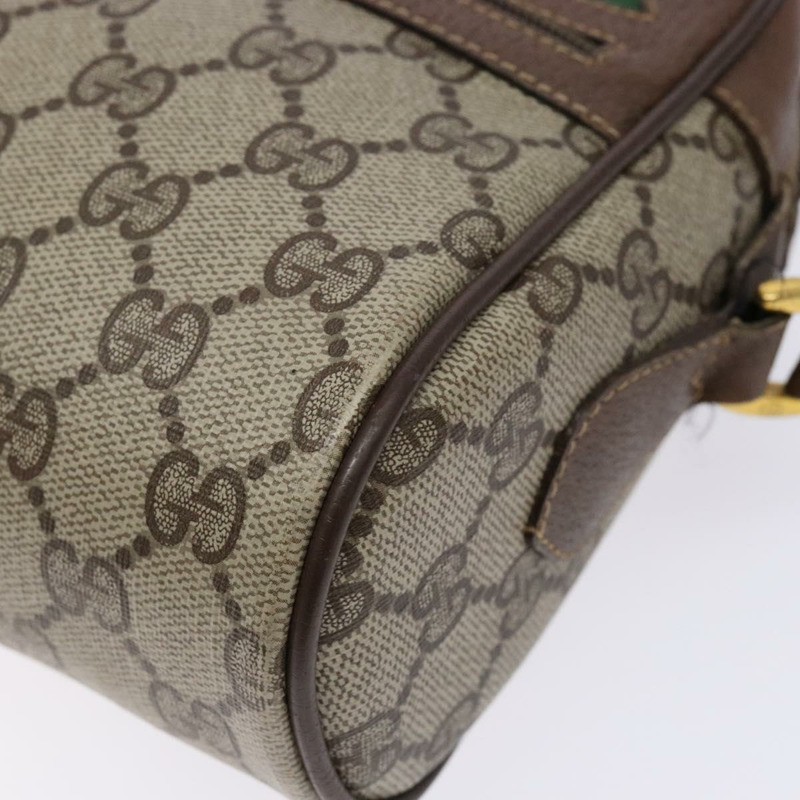 【日本直送】GUCCI GG Supreme Web Sherry Line 單肩包 米色 金色 98 02 087 正品 138842-13