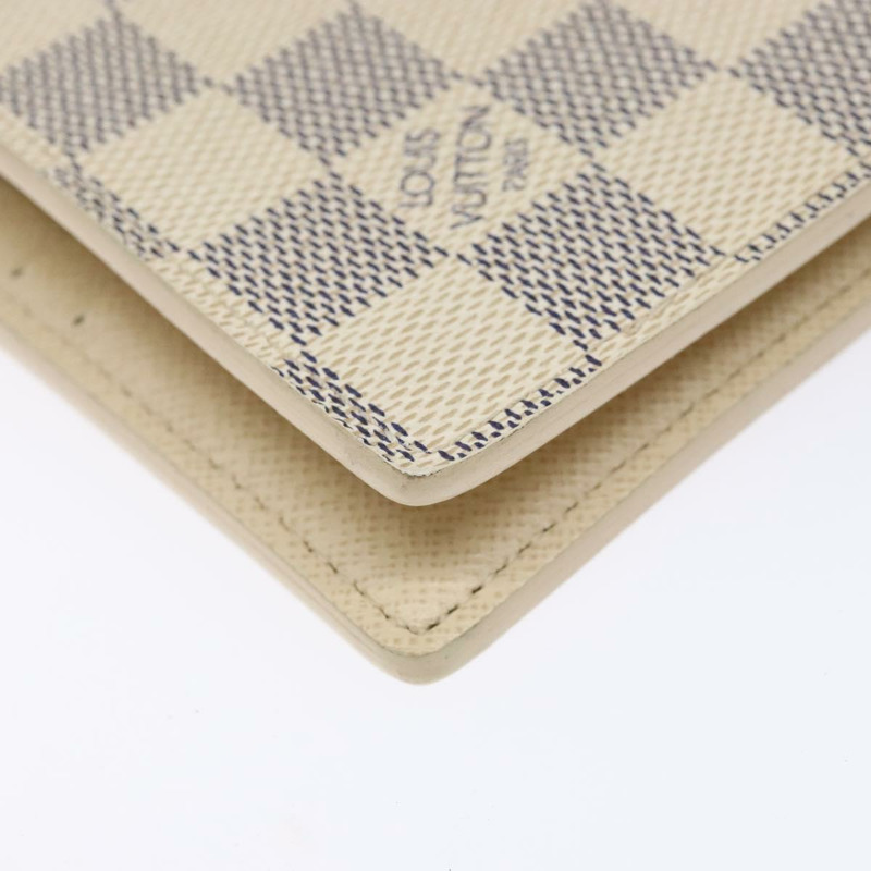 【日本直送】路易威登 Damier Azur Porte Feuille Marco 雙折皮夾 N60018 正品 138920V-15