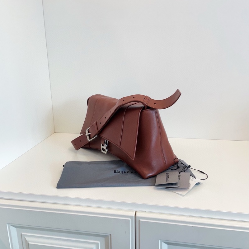 【98新🆕】Balenciaga downtown 寬肩帶沙漏款 中號 斜挎包 單肩包-2