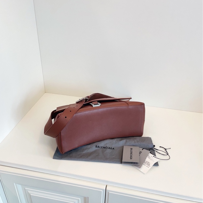 【98新🆕】Balenciaga downtown 寬肩帶沙漏款 中號 斜挎包 單肩包-5
