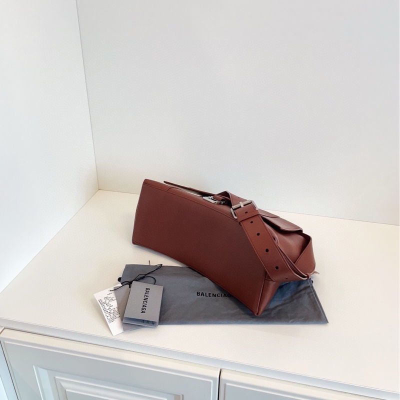 【98新🆕】Balenciaga downtown 寬肩帶沙漏款 中號 斜挎包 單肩包-6