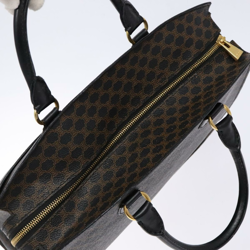 【日本直送】CELINE Macadam帆布手提包 PVC皮革 黑色金色 正品 ep10383-5