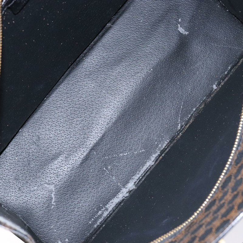 【日本直送】CELINE Macadam帆布手提包 PVC皮革 黑色金色 正品 ep10383-9