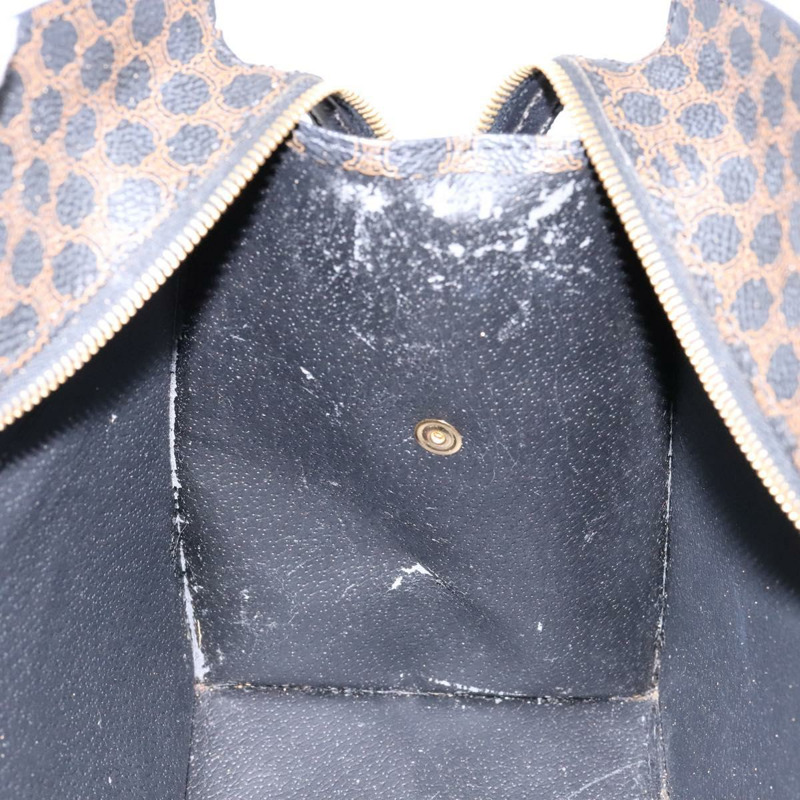 【日本直送】CELINE Macadam帆布手提包 PVC皮革 黑色金色 正品 ep10383-10