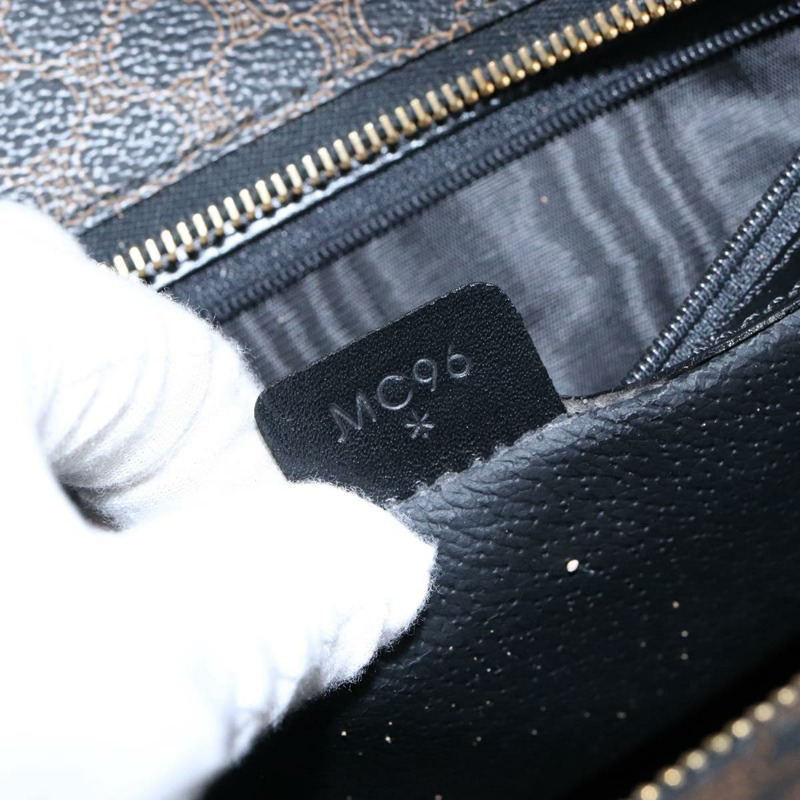 【日本直送】CELINE Macadam帆布手提包 PVC皮革 黑色金色 正品 ep10383-11