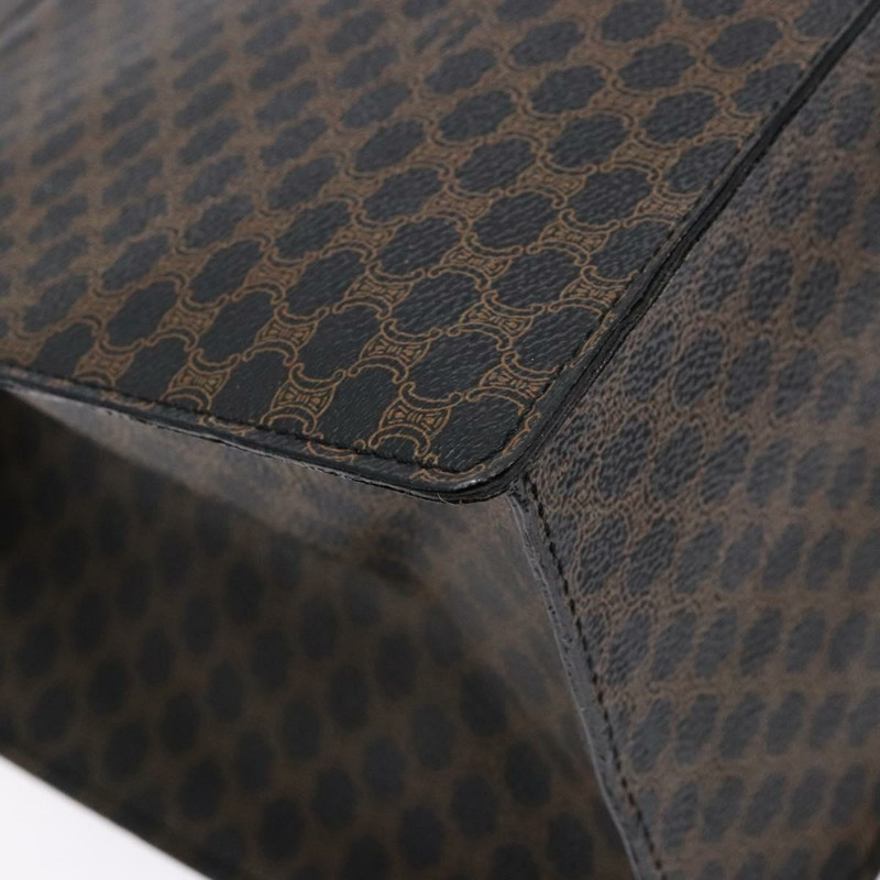 【日本直送】CELINE Macadam帆布手提包 PVC皮革 黑色金色 正品 ep10383-14