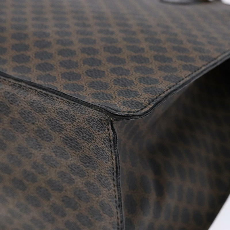 【日本直送】CELINE Macadam帆布手提包 PVC皮革 黑色金色 正品 ep10383-15