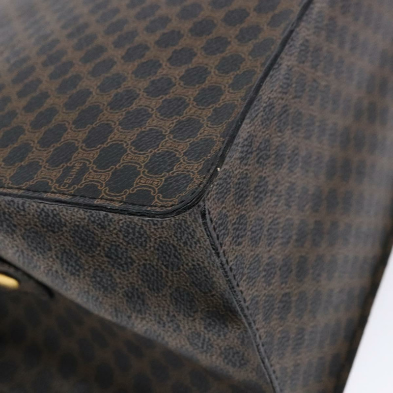 【日本直送】CELINE Macadam帆布手提包 PVC皮革 黑色金色 正品 ep10383-16