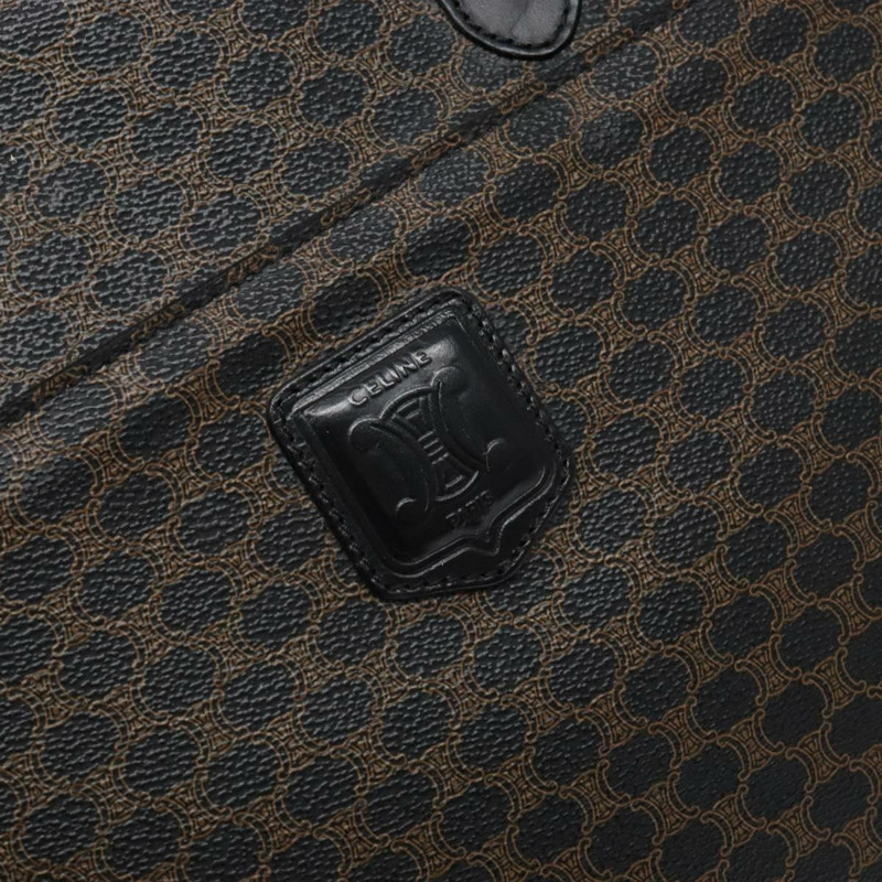 【日本直送】CELINE Macadam帆布手提包 PVC皮革 黑色金色 正品 ep10383-18