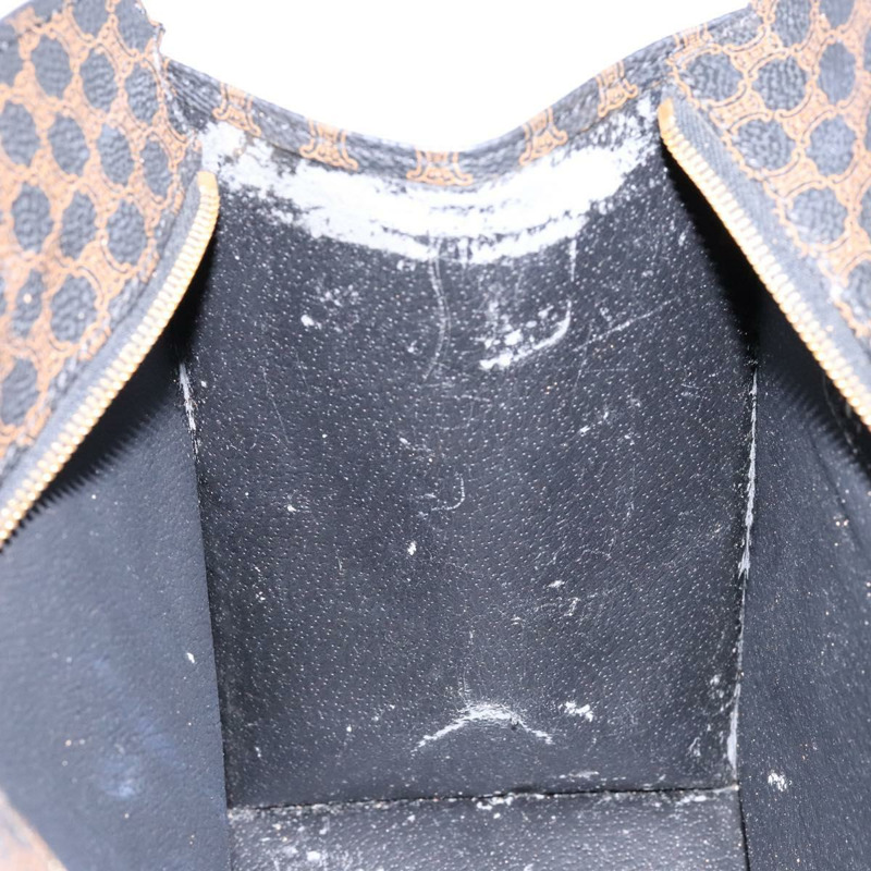 【日本直送】CELINE Macadam帆布手提包 PVC皮革 黑色金色 正品 ep10383-20