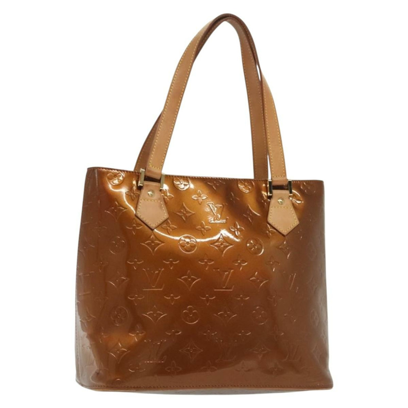 【日本直送】路易威登 Monogram Vernis Houston 手提包 青銅色 M91122 LV Auth ep10376-0