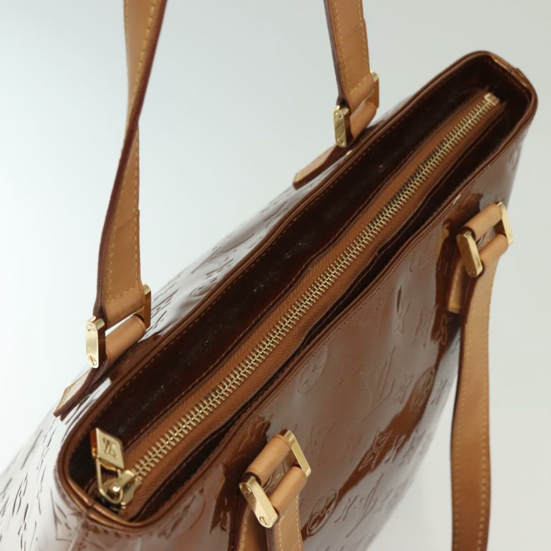 【日本直送】路易威登 Monogram Vernis Houston 手提包 青銅色 M91122 LV Auth ep10376-6