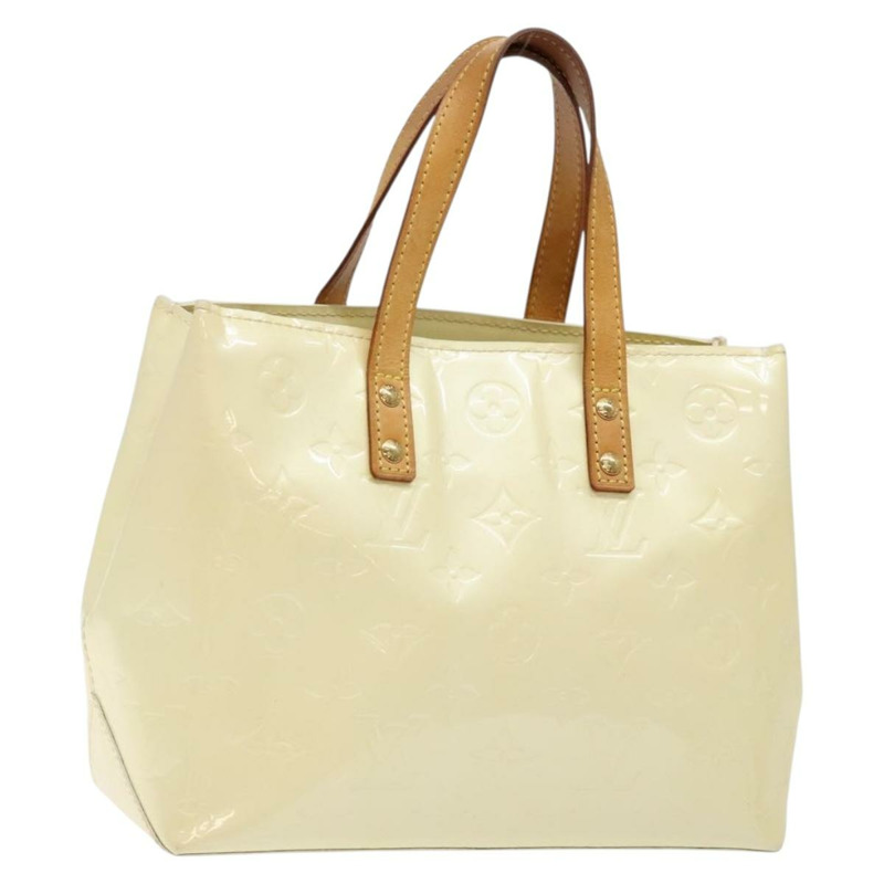 【日本直送】路易威登 Monogram Vernis Reade PM 手提包 Perle M91336 LV Auth 139003-0