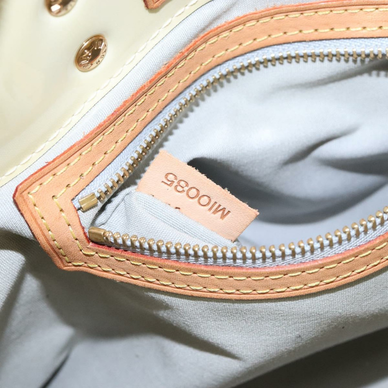 【日本直送】路易威登 Monogram Vernis Reade PM 手提包 Perle M91336 LV Auth 139003-11