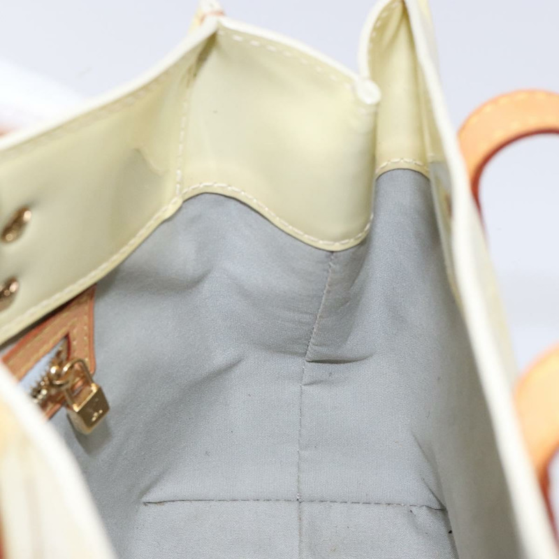 【日本直送】路易威登 Monogram Vernis Reade PM 手提包 Perle M91336 LV Auth 139003-17